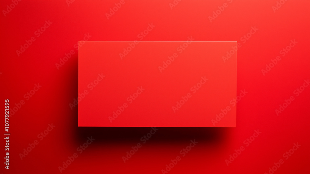 Red rectangle paper centered on a red background. Ideal for minimalist and modern design projects. Red rectangle paper centered on a red background. Ideal for minimalist and modern design projects.