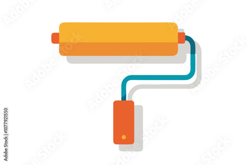 Paint Roller | isolated vector illustration on white background