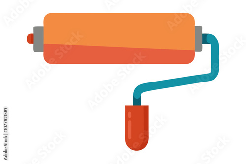 Paint Roller | isolated vector illustration on white background