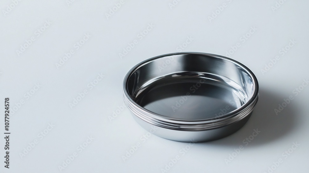 close up shot of a sleek metallic automotive ashtray set against a simple white background emphasizing the clean lines elegant design close up shot of a sleek metallic automotive ashtray set against a simple white background emphasizing the clean lines elegant design