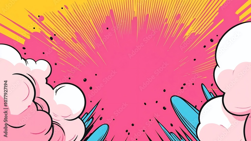 Explosive Comic Style Pop Art with Bold 3D Geometric Shapes and Vibrant Patterns Dynamic digital with a futuristic and creative visual style Explosive Comic Style Pop Art with Bold 3D Geometric Shapes and Vibrant Patterns Dynamic digital with a futuristic and creative visual style