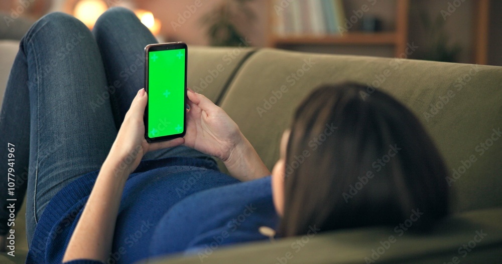 Home, green screen and pregnant woman on sofa, relax and social media with connection. Person, apartment or girl on couch, cellphone or mobile user with pregnancy blog, wellness or message to contact Home, green screen and pregnant woman on sofa, relax and social media with connection. Person, apartment or girl on couch, cellphone or mobile user with pregnancy blog, wellness or message to contact