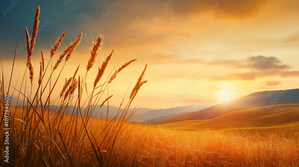 a wide-open prairie with rolling hills and golden grasses a wide-open prairie with rolling hills and golden grasses