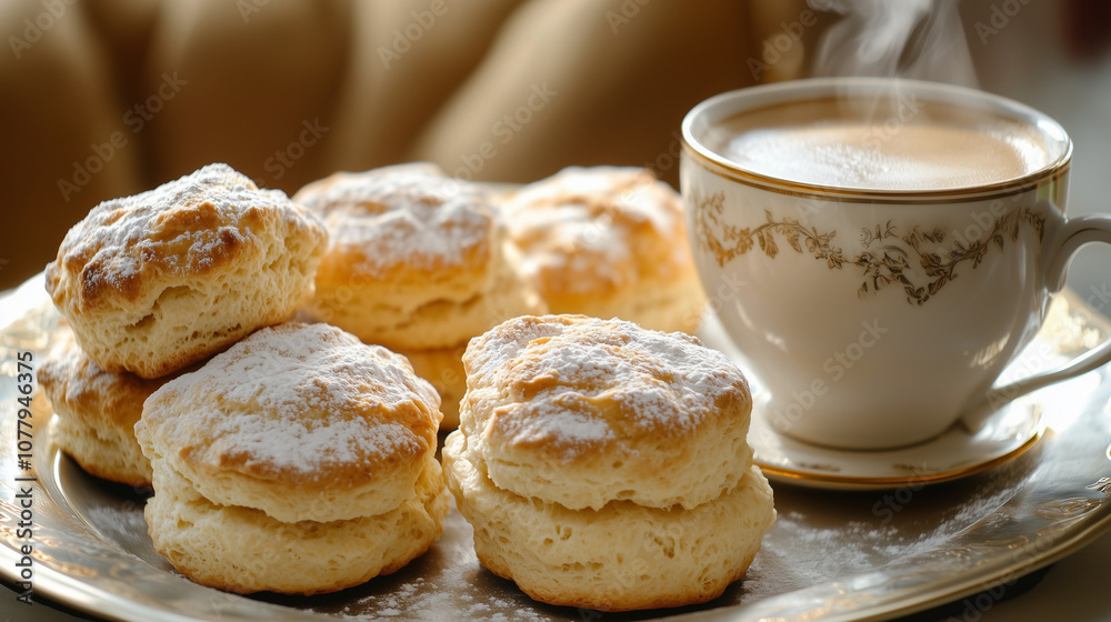 Scones and coffee Scones and coffee