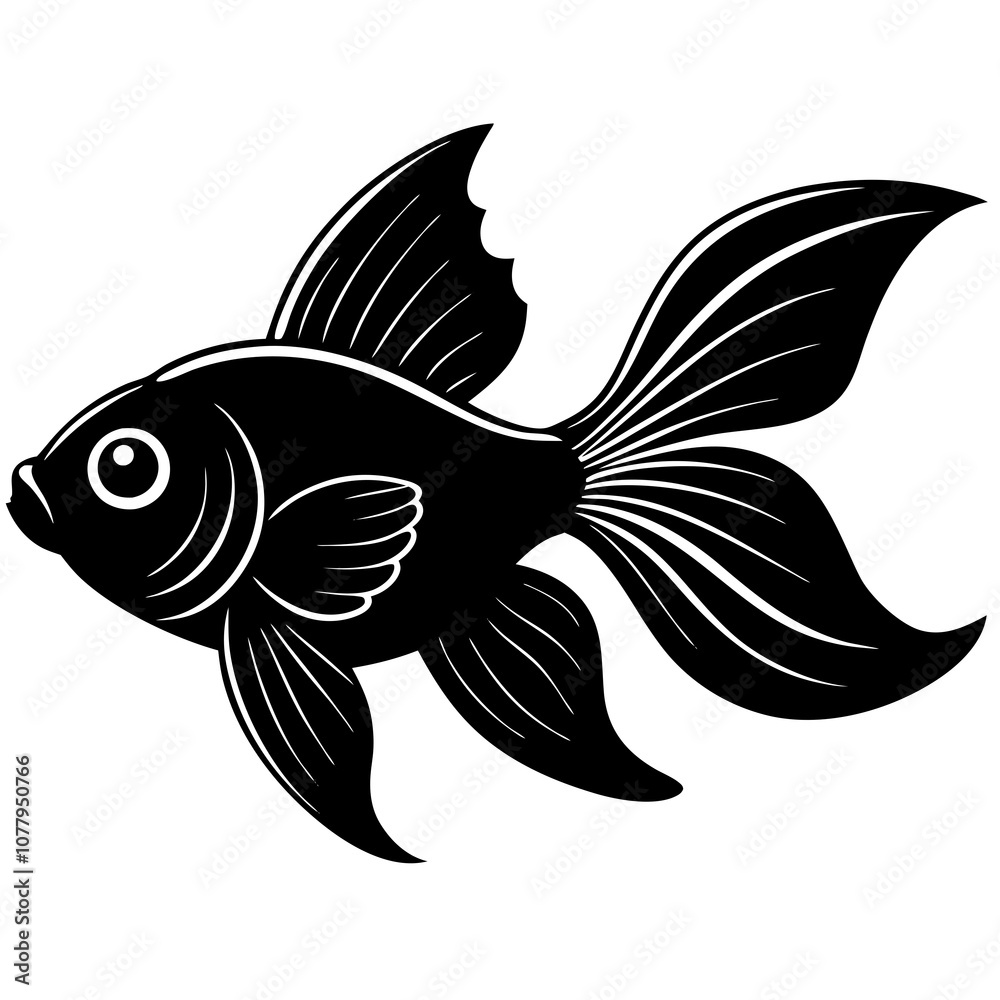 illustration of a goldfish illustration of a goldfish