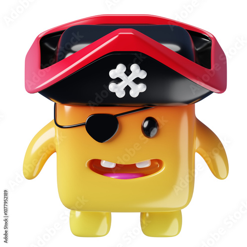 Monster Cube Pirates 3D Chibi Character