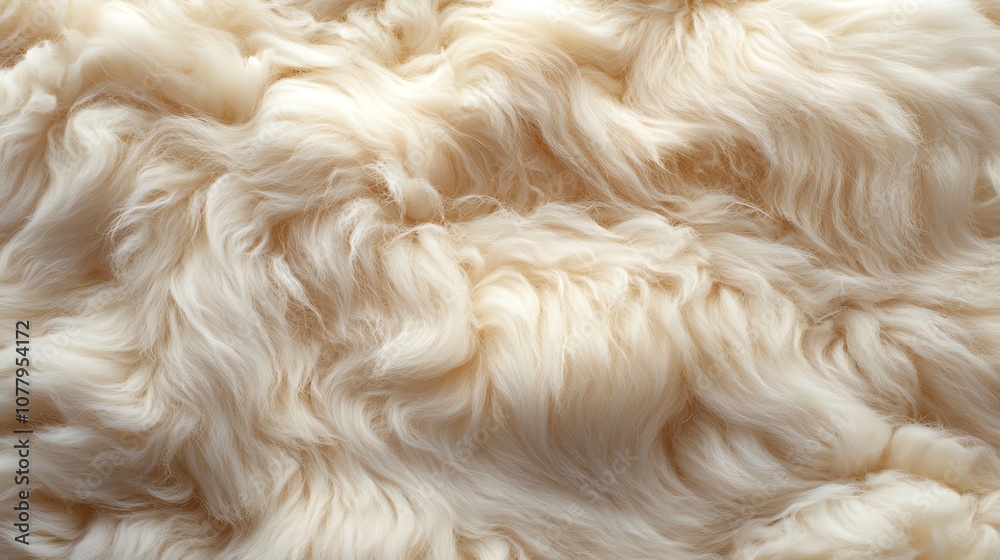 Close-up of soft, white, fluffy fur texture. Close-up of soft, white, fluffy fur texture.