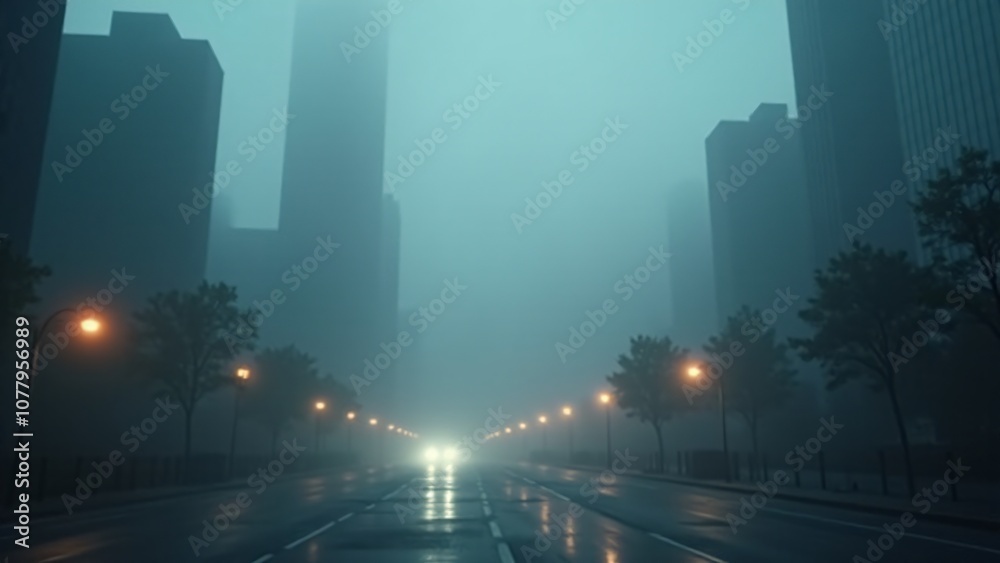 Fog in cities Fog in cities
