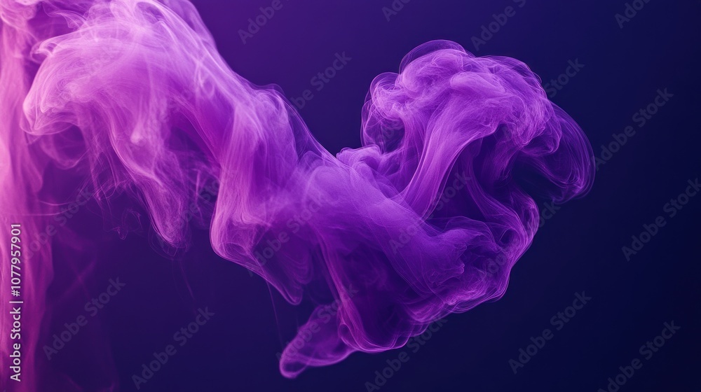 Purple Smoke Abstract Purple Smoke Abstract