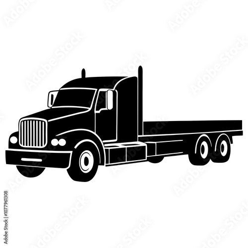 truck isolated on white background