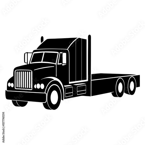 truck isolated on white background