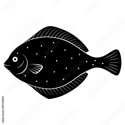illustration of a flounder fish