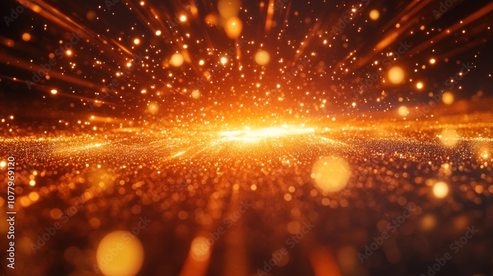 Fototapeta premium Sparkling Gold Abstract Background
