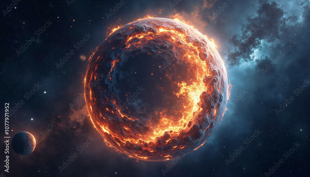 an image of a sun in space an image of a sun in space