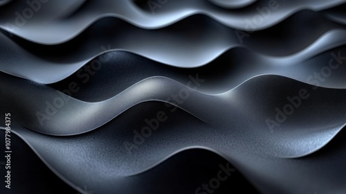 Abstract dark wave pattern with smooth texture