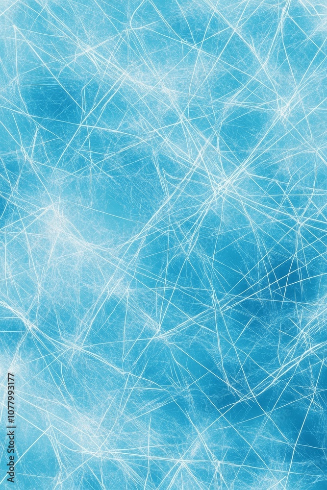 Cracked blue surface with white lines. Cracked blue surface with white lines.