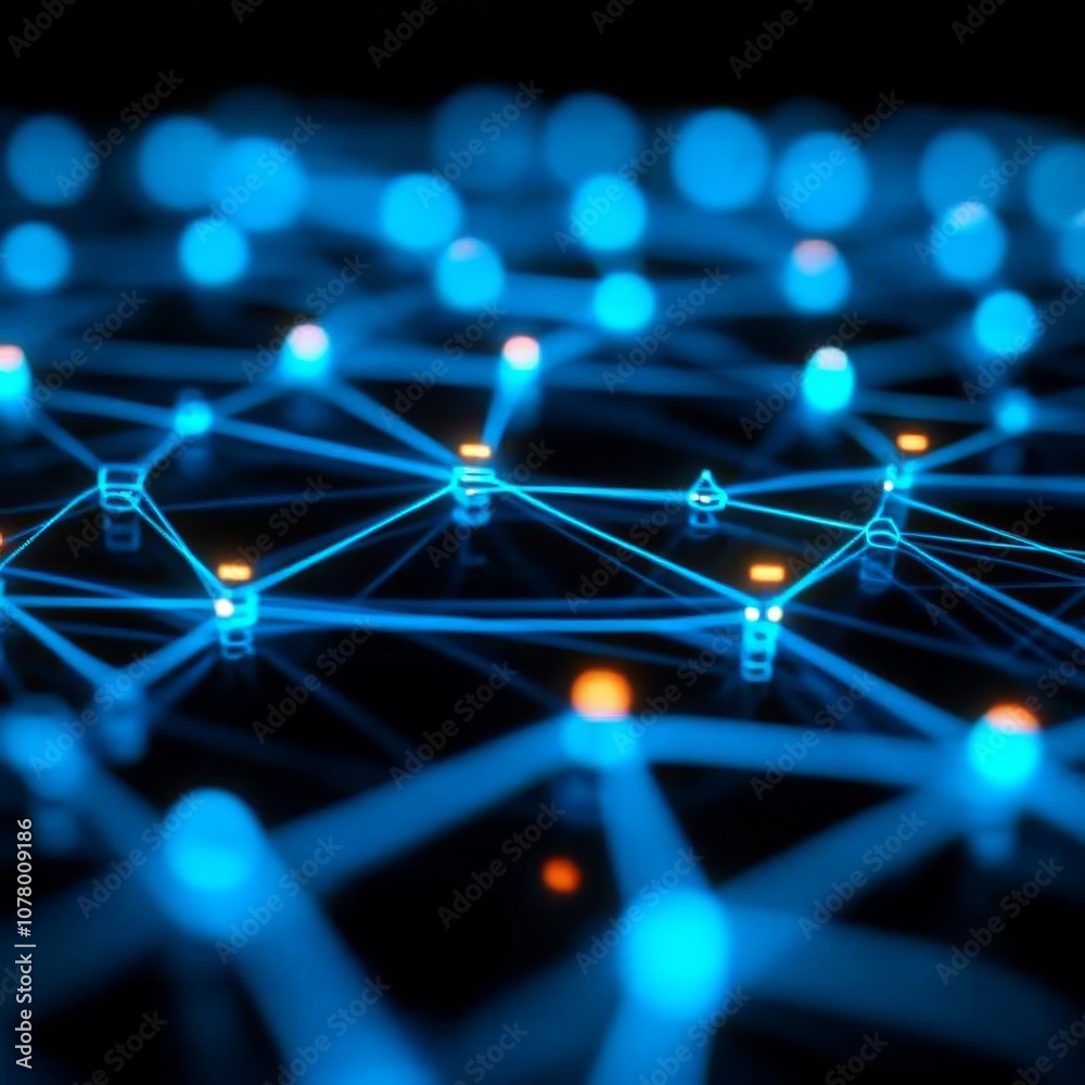 Digital diverse network, interconnected holographic web, cyber glow Digital diverse network, interconnected holographic web, cyber glow