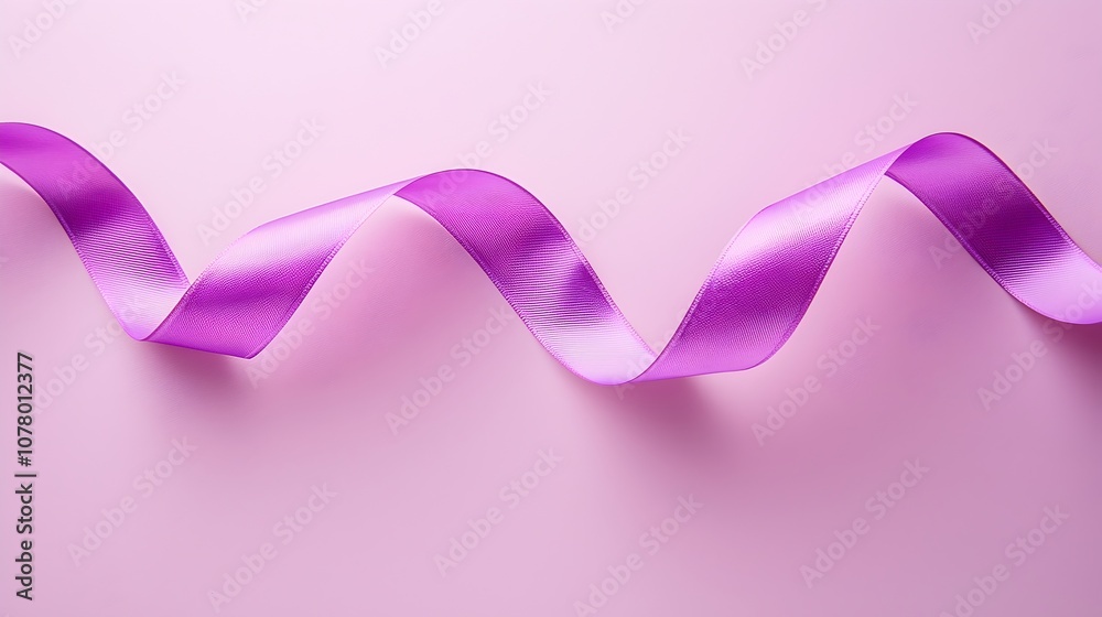 Fluid Organic Motion - Vibrant Ribbon-Like Shapes Cascading and Overlapping on a Striking Purple Background for Abstract Art and Design Purposes Fluid Organic Motion - Vibrant Ribbon-Like Shapes Cascading and Overlapping on a Striking Purple Background for Abstract Art and Design Purposes