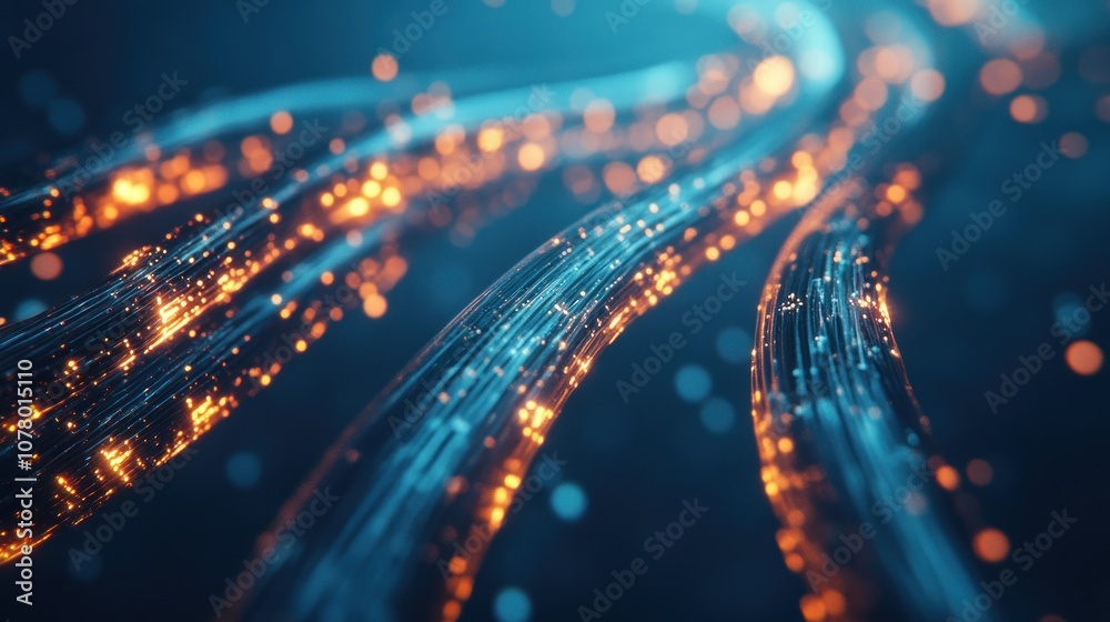 Abstract Digital Fiber Optics Abstract Digital Fiber Optics