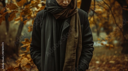 Cozy Autumn Fashion Portrait