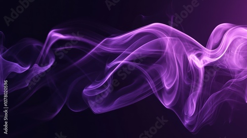 Abstract Purple Smoke