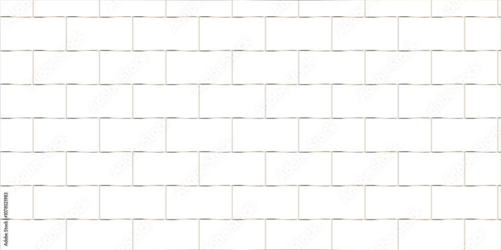 Naklejka premium White brick wall background. architecture construction stone block brick wallpaper. seamless building cement concrete wall grunge background.