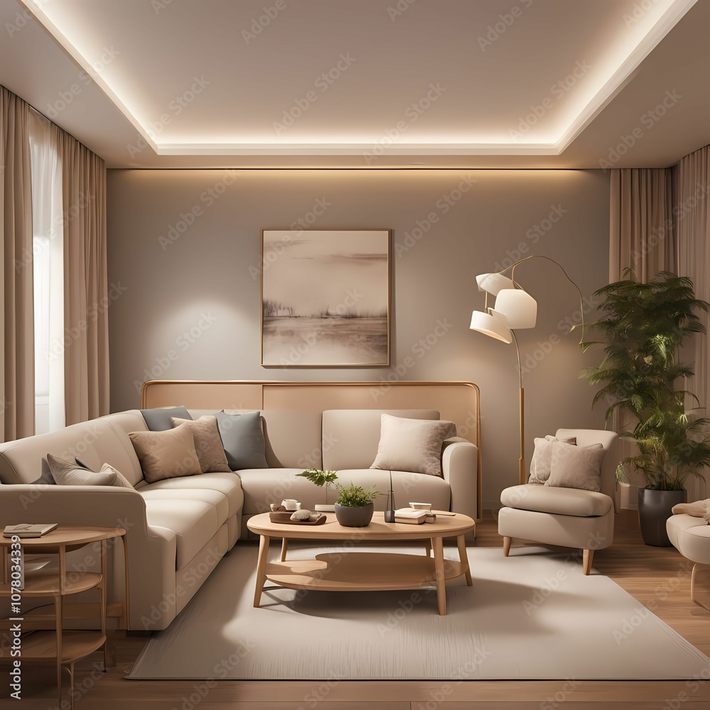 Fototapeta premium Interior Design Suitable for an Aging Society