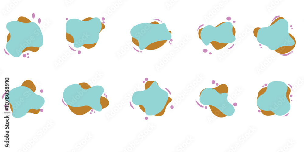 Abstract Blob Text Box Abstract Blob Text Box