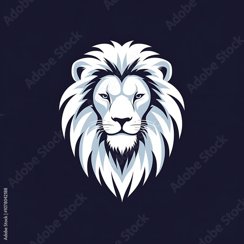 Majestic Lion Head Logo for Premium Branding Illustration photo