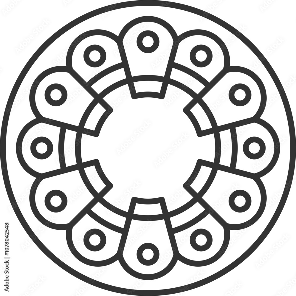 Mandala Floral Frame Mandala Floral Frame