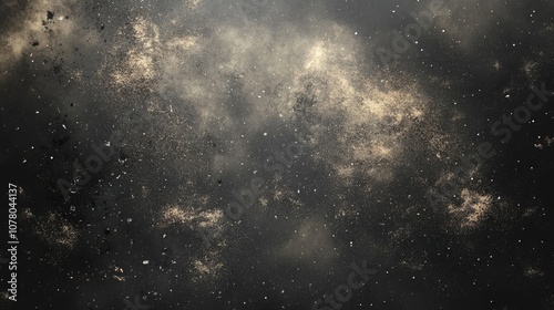 Abstract background with a dark background and light yellow spots. The image resembles a starry night sky.