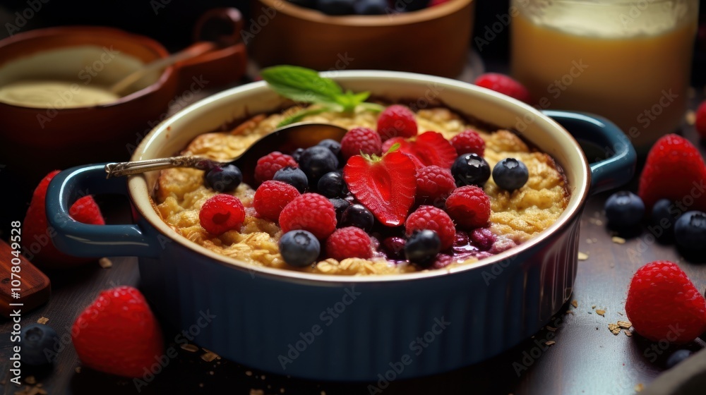 Baked Oatmeal with Berries Baked Oatmeal with Berries