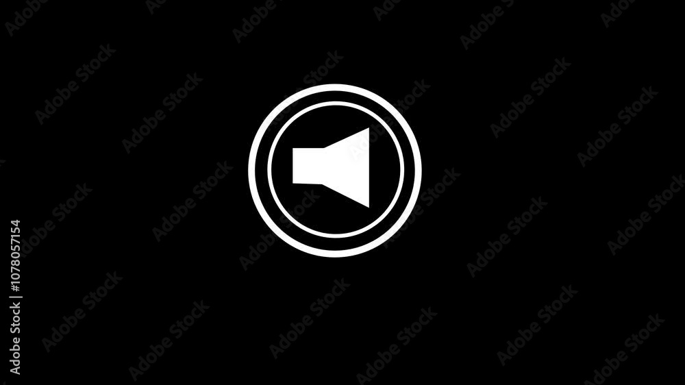 Sound volume icon. Speaker volume icon isolated. Sound volume icon. Speaker volume icon isolated.