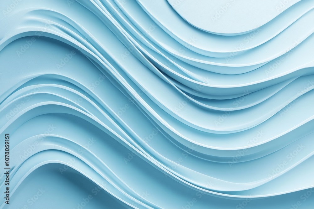 An abstract background with blue fractal waves An abstract background with blue fractal waves