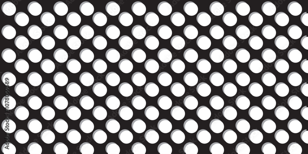 Black and White Polka Dot Pattern Black and White Polka Dot Pattern