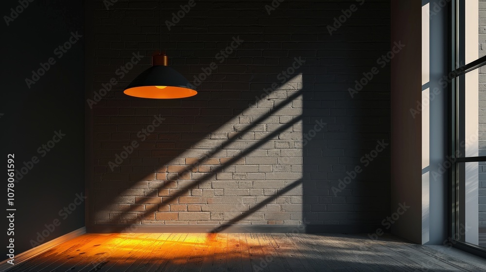Cozy Interior with Lighting and Shadow Play Cozy Interior with Lighting and Shadow Play