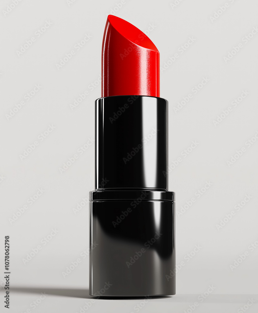 Red lipstick is shown in the image Red lipstick is shown in the image