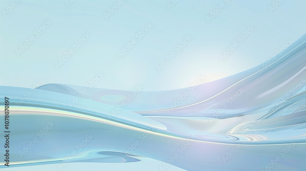 Smooth glossy abstract background with futuristic waves and light Smooth glossy abstract background with futuristic waves and light