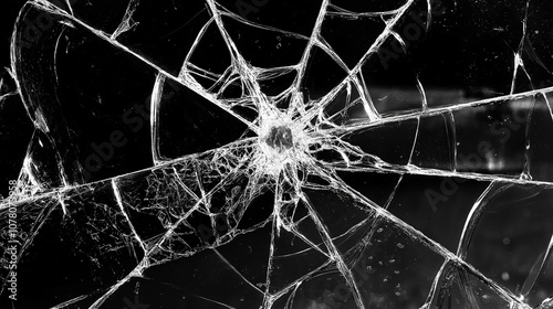 Abstract broken glass for overlay textures background