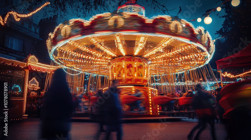 carousel at night