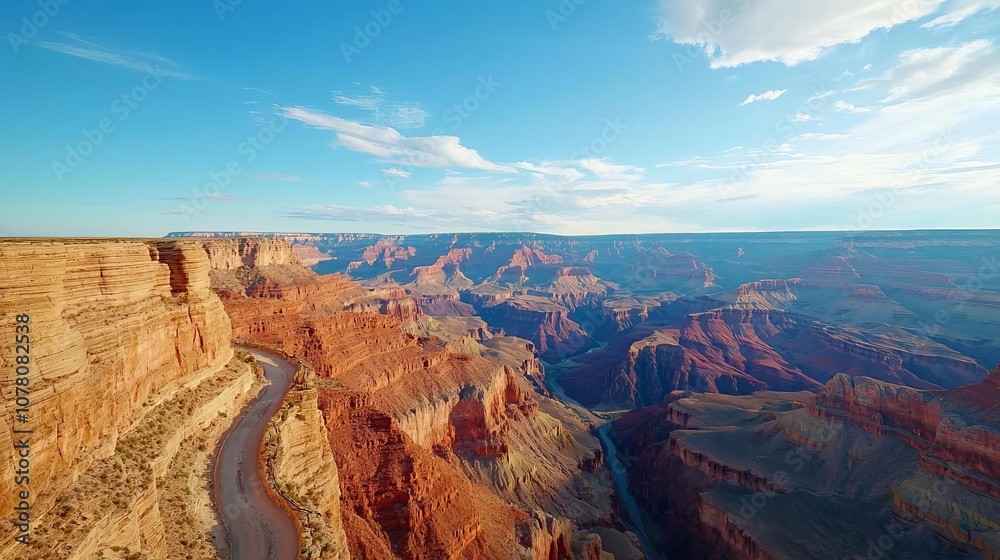 Aerial view of the Grand Canyon s sweeping landscapes, focusing on rock layers and erosion, Grand Canyon stratigraphy, geology in motion Aerial view of the Grand Canyon s sweeping landscapes, focusing on rock layers and erosion, Grand Canyon stratigraphy, geology in motion