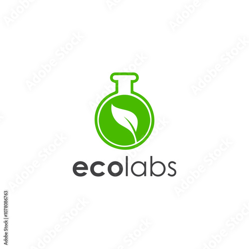 Eco Labs Logo Design Vector