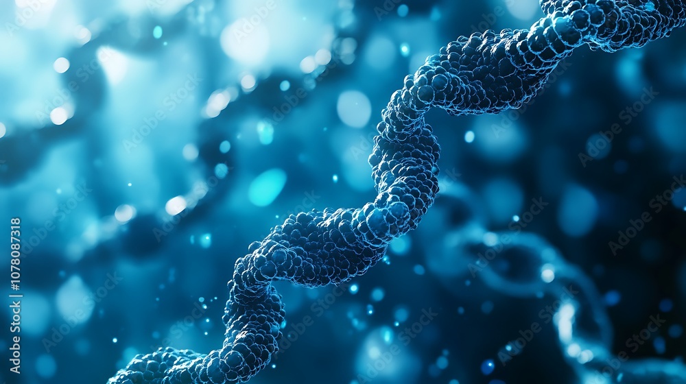 DNA Double Helix - Scientific Illustration DNA Double Helix - Scientific Illustration
