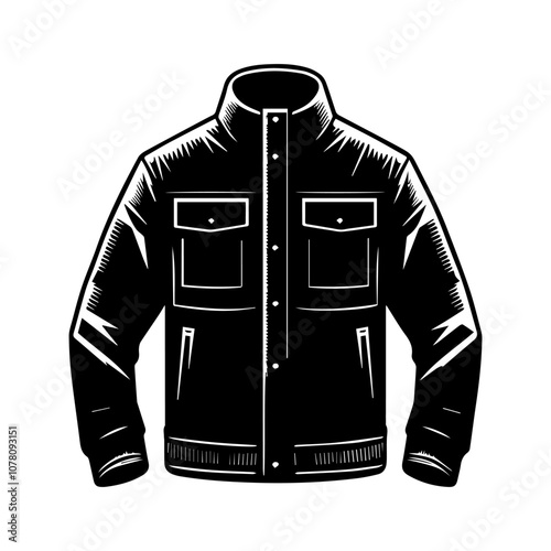 Simple Vector Icon of a outdoor wear – Logo Design Illustration