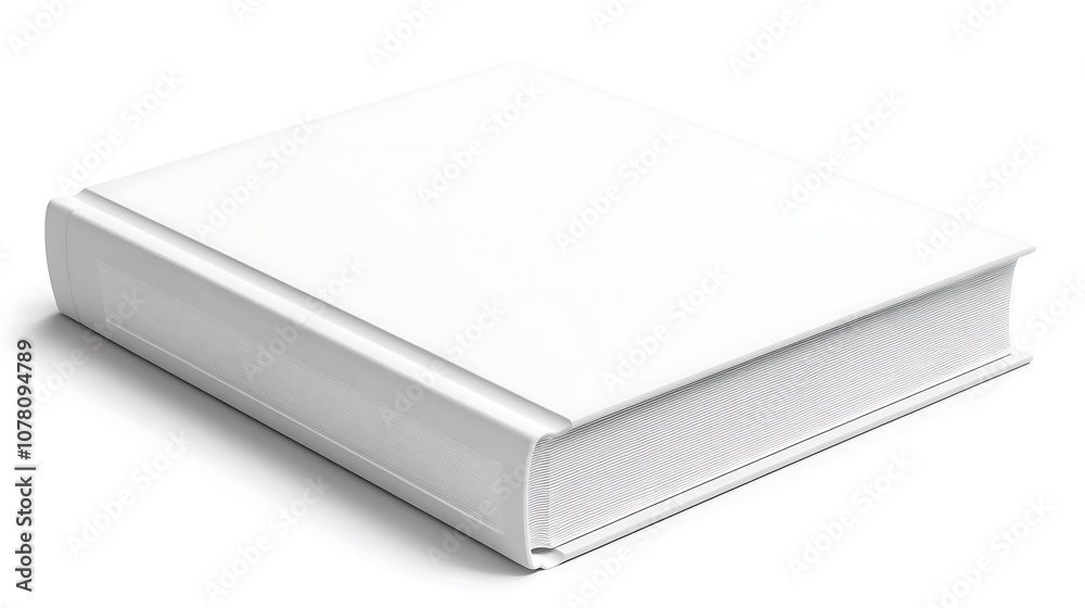 A plain white book with a smooth cover, suggesting it could be a journal or a blank notebook for writing. A plain white book with a smooth cover, suggesting it could be a journal or a blank notebook for writing.