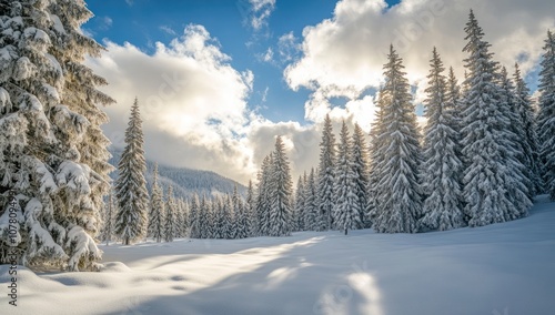 Snowy Forest Landscape