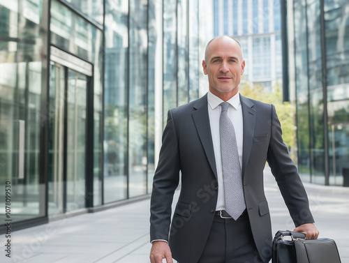 Formal business headshot of a middle-aged man