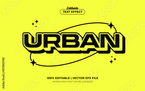 Urban Hypebeast Streetwear Clothing Brand T Shirt Editable Text Effect, Editable Font Style