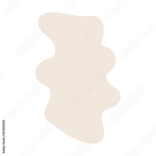 abstract blobs pastel brown for background