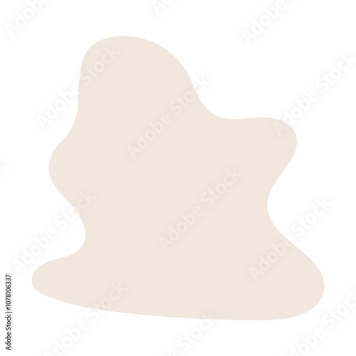 abstract blobs pastel brown for background